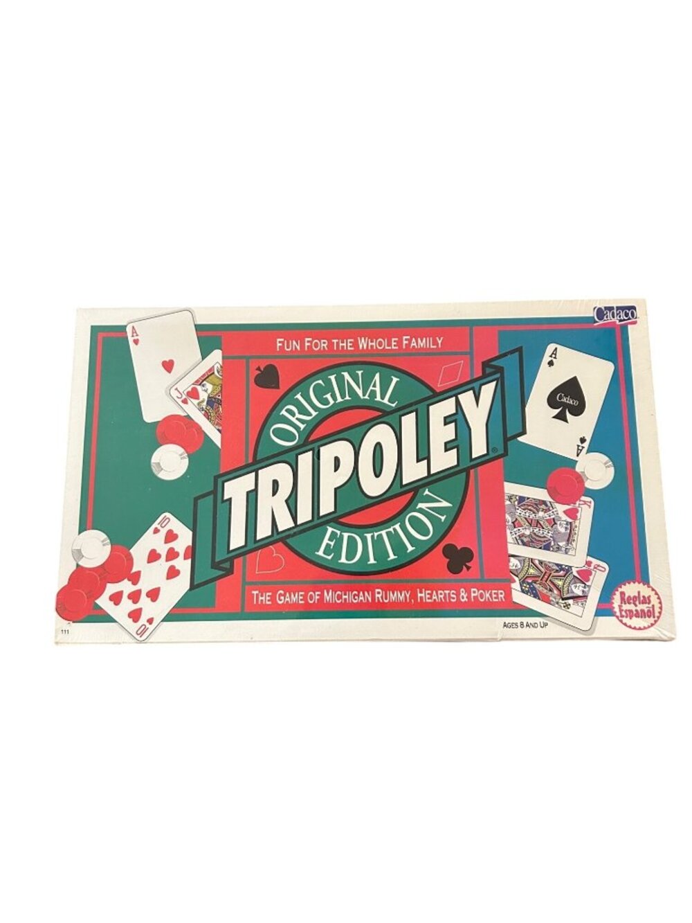 Original Tripoley Edition Card Game - Michigan Rummy Hearts & Poker Ages 8+